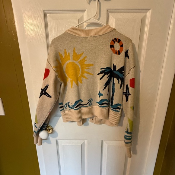 Maeve Colorful Patterned Women's Sweater - Picture 4 of 5